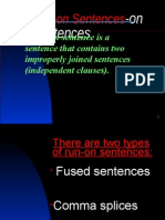 Run-On Sentences