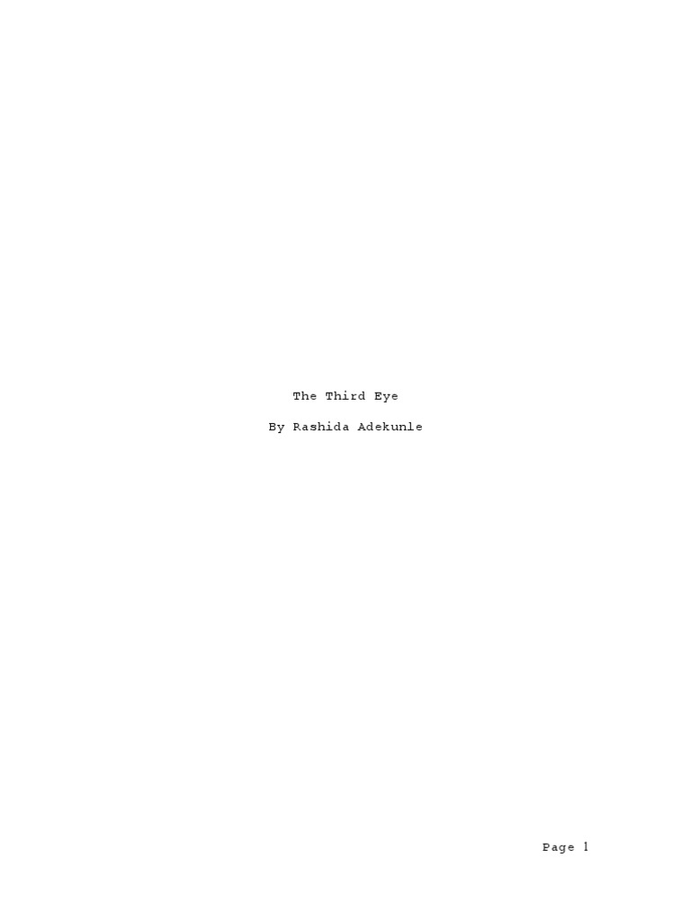 The Third Eye PDF Young Adult