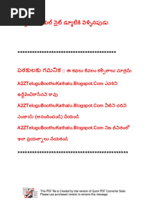 A2Z Telugu Boothu Kathalu