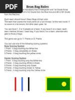 Bean Bag Toss Game Rules Explained | PDF | Sports | Athletic Sports