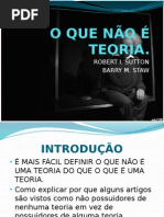  o Que Nao e Teoria