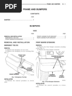 1999 Jeep TJ Wrangler Service Manual - 13. Frame and Bumpers