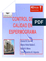 Control de Calidad en Espermograma