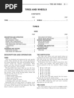 Download 1999 Jeep TJ Wrangler Service Manual - 22 Tires and Wheels by bfranklin33 SN27977825 doc pdf