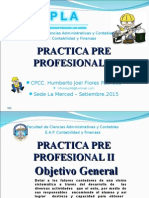 Practica Pre Profesional II - Upla Presentacion Curso