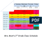 Most 2015-2016 Schedule Students