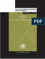 Manual de Recursos de La OMS Sobre Salud Mental, Derechos Humanos y Legislación