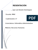 Función de Servicio de Un Departamento de Recursos Humanos