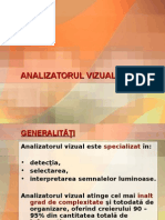 Analizatorul Vizual - Curs an II, Fac. Medicina (Umana).ppt