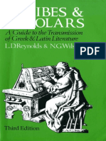 02 - Scribes and Scholars A Guide To The Transmission of Greek and Latin Literature 3rd Ed