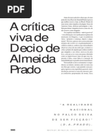 A Crítica Viva de Décio de Almeida Prado