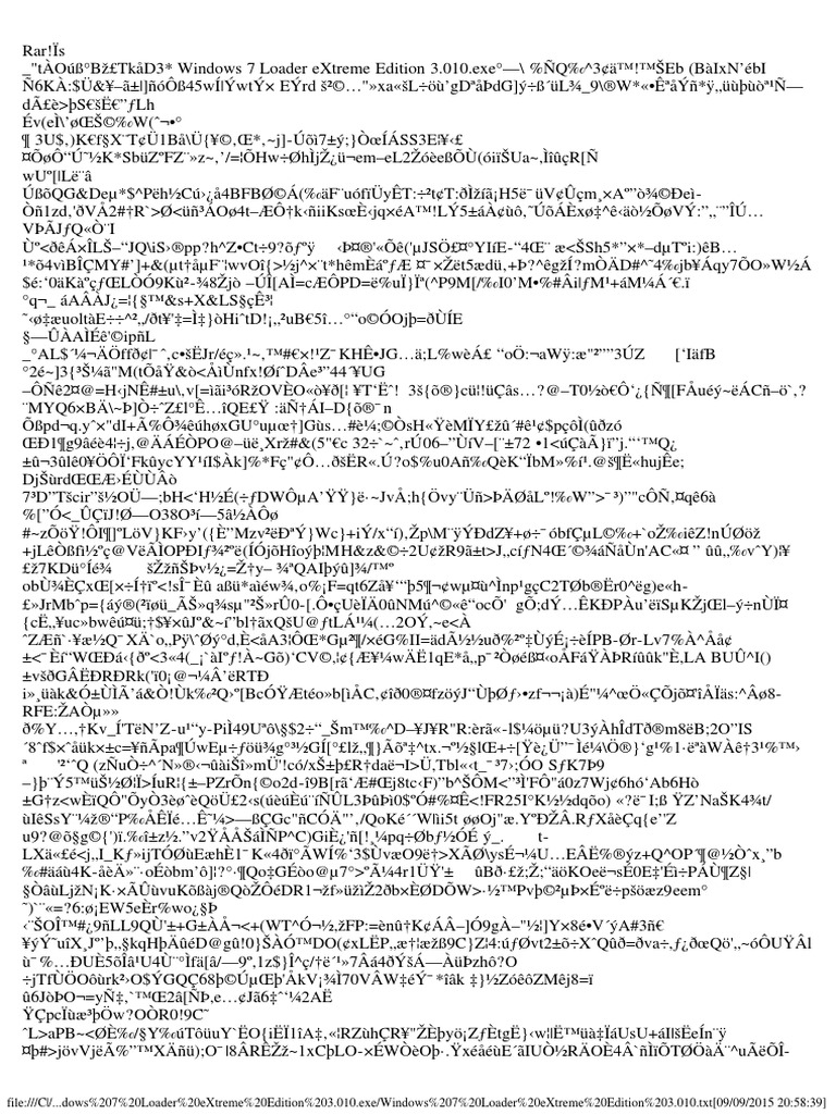 Windows 7 Loader Extreme Edition 3 010