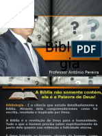 Aula de Bibliologia - ESTEADEMS (Professor Antônio Pereira)