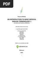 An Introduction To Basic Medical English Terminology I