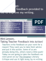 extended response actionable feedback