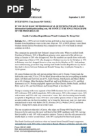 South Carolina PPP Poll - September 9