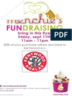 Menchies Fundraiser Kentwood