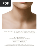 Download Robotic Thyroid Surgery Patient Manual by TexasENTandAllergy SN27983406 doc pdf