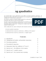 Web Factorisingquadratics