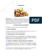 Alimentacion, Clasificacion, Enfermedades Por Falta de Vitaminas, Vacuna, Educacion Sexual y Ets