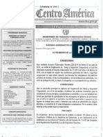Acdo Gub 199-2015 Reforma Reglamento Salud y Seguridad