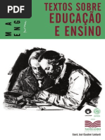 Marx, Engels Textos Sobre Educação e Ensino