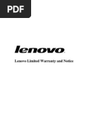 Lenovo Limited Warranty V1.2 UHD