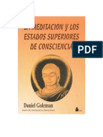 Goleman Daniel - La Meditacion Y Los Estados Superiores De Conciencia.DOC