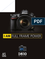 Brochure Nikon D610