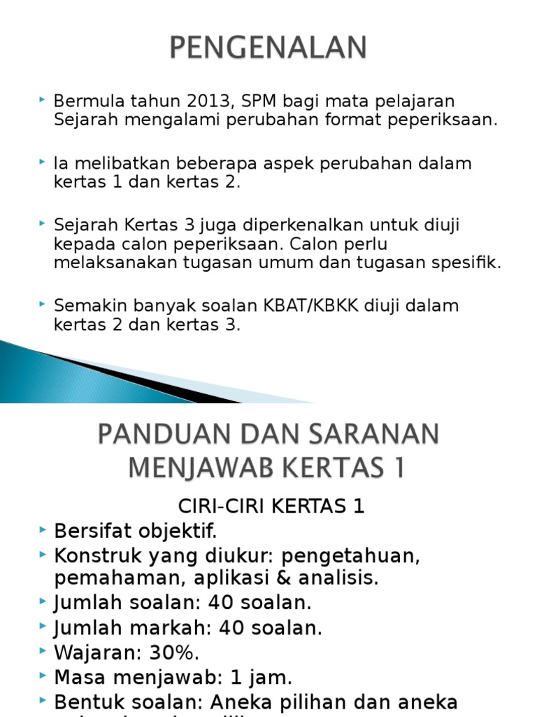 Sejarah spm
