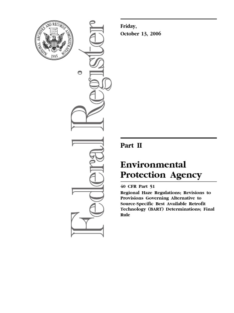 Environmental Protection Agency Friday, October 13, 2006 PDF
