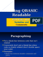 06 Making QBASIC Readable