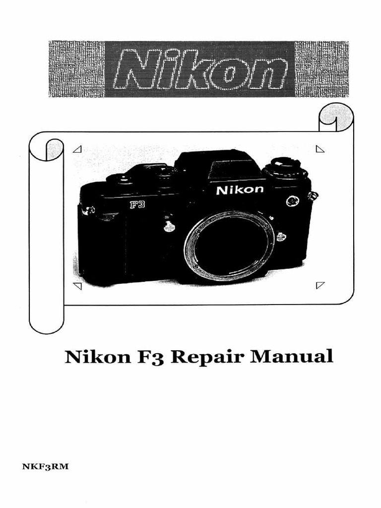Nikon F3 Repair Manual