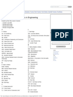 Acronyms and Abbreviations in Engineering