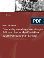 3. Buku Panduan Pemberdayaan Masyarakat Dengan Pelibatan Jender Dan Kemiskinan Dalam Pembangunan Sanitasi (2010)