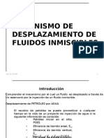 Mecanismo de Desplazamiento de Fluidos Inmiscibles