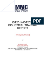 Report Cover Page & Template - DIA