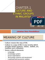 Culture and Ethnic Groups in Malaysia: Jabatan Ilmu Pendidikan