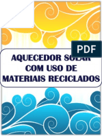 Aquecedor solar com materiais reciclados guia passo-a-passo