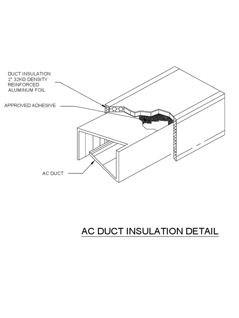 AC Duct Insulation Detail PDF