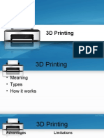 3D Printing: Presented By: Amrita Arora Nupur