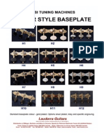 Alessi Baseplates For Classical Guitar Tuners