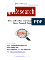 China Soft Contact Lens Industry 2015 Market Research Report