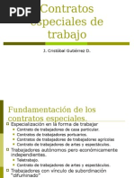 Contratos Especiales de Trabajo