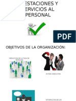 Prestaciones y Servicios Al Personal