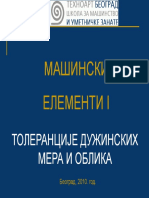 003 - Толеранције дужинских мера и облика