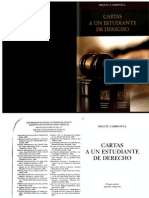 Cartas a Un Estudiante de Derecho. Miguel Carbonel