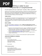 Formal Letter Template to Your MP | PDF