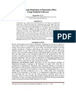 Design and Simulation of Harmonic Filter PDF