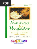 Temário Do Pregador Vol. 3 - Marcos Antônio Da Silva